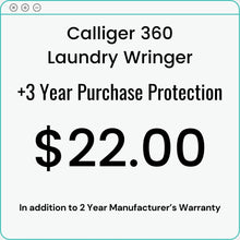 Load image into Gallery viewer, Calliger 360 Laundry Wringer Purchase Protection
